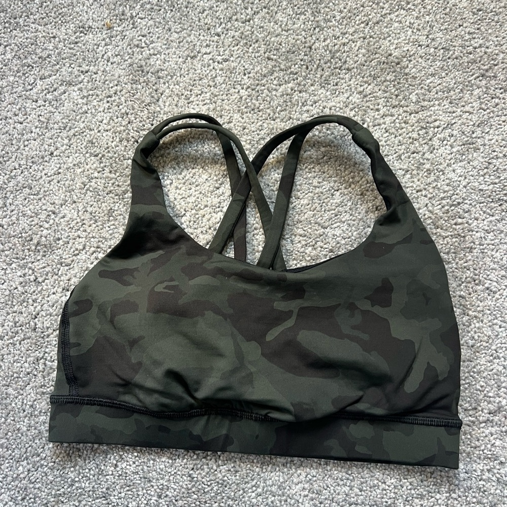Lululemon Camo Energy Bra